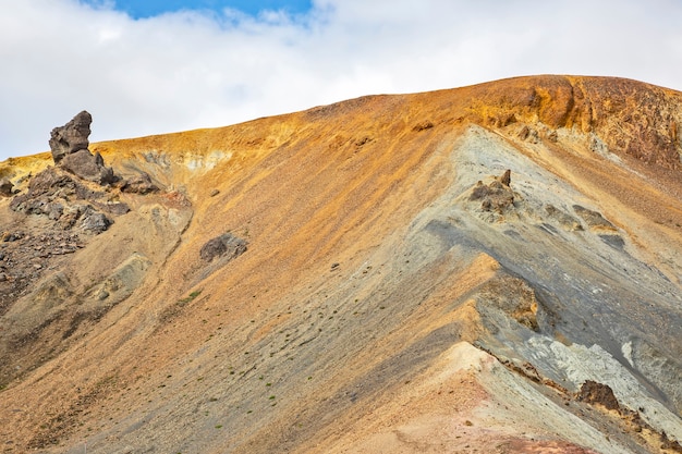 Montagne colorate del paesaggio vulcanico di Landmannalaugar