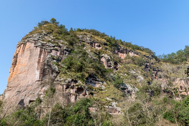 Montagne con geologia mondiale e morfologia Danxia