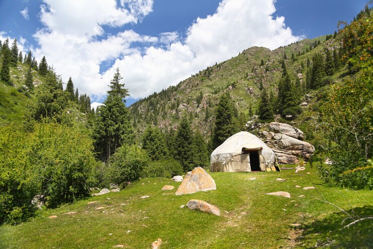 Montagne del Kirghizistan.