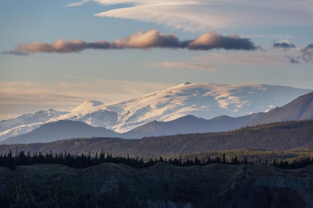 Montagne dell'Alaska in estate