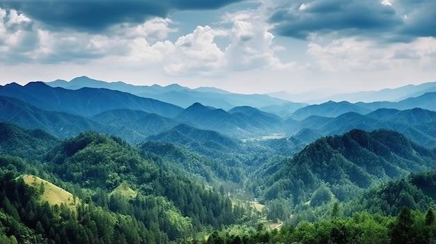 montagne della natura