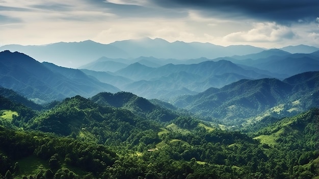 montagne della natura