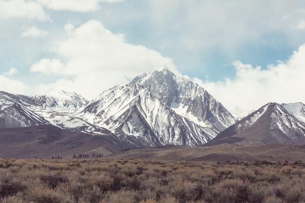 Montagne della Sierra Nevada in California, USA