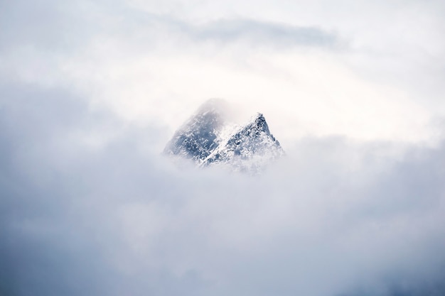 Montagne della Svizzera coperte di neve