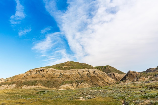 Montagne Drumheller in Canada