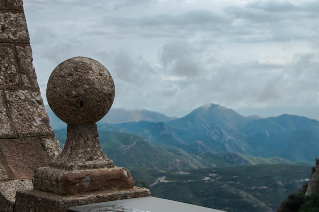 montagne e il monastero di Montserrat. Barcellona. Spagna