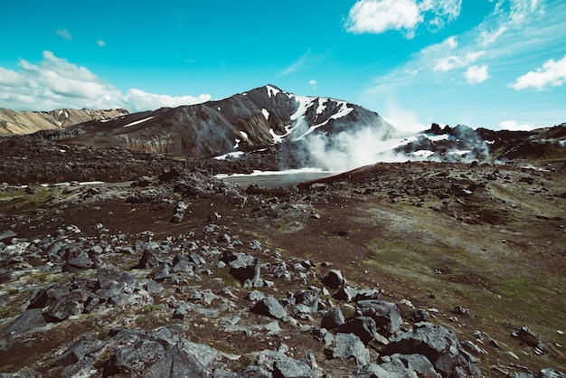 Montagne Landmannalaugar Islanda