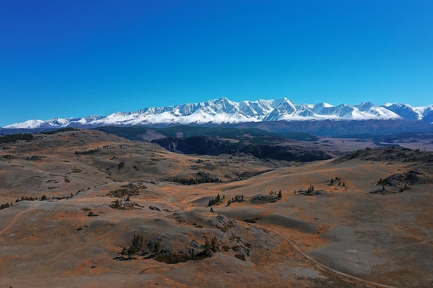 montagne tibet plateau, paesaggio cina tibetano panorama montagne innevate