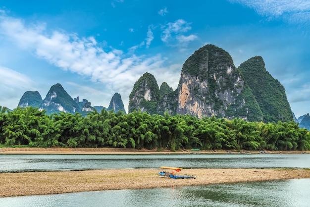 Montagne verdi e acque verdi a Guilin Guangxi