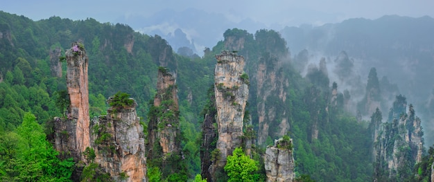 Montagne Zhangjiajie, Cina