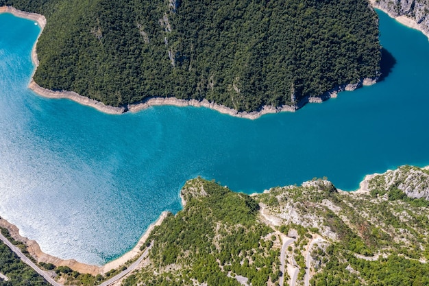 Montenegro Mappa e bandiera