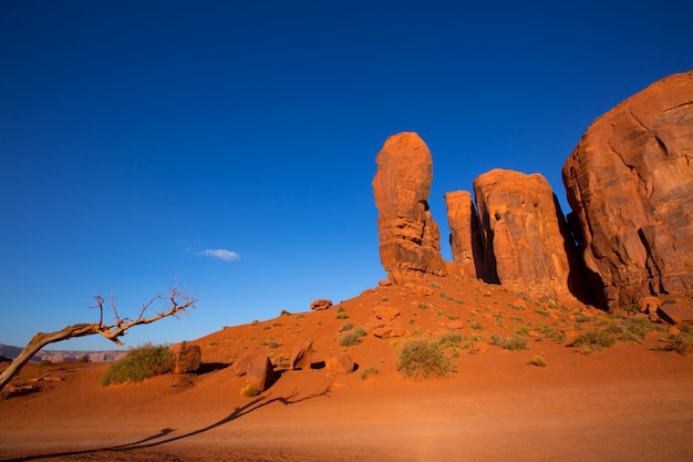 Monument Valley The Thumb Cly butte nello Utah