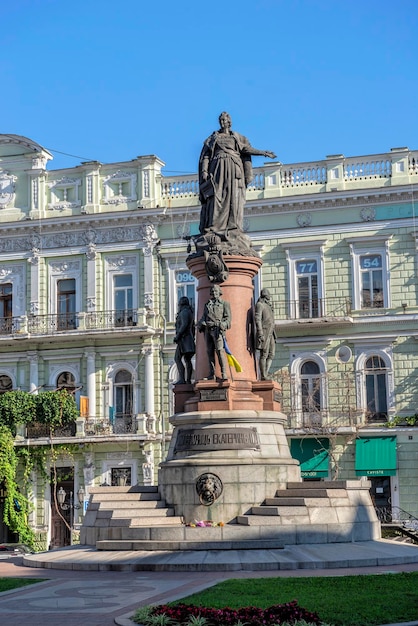 Monumento a Caterina la Grande a Odessa Ucraina