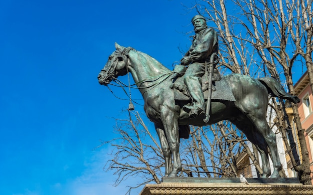 Monumento a Giuseppe Garibaldi a Bologna, Italia