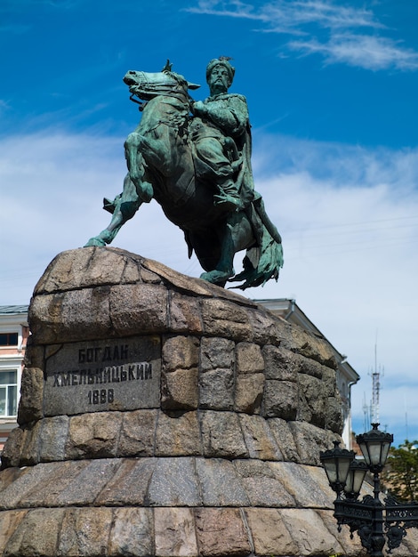 monumento a Kiev in onore di Bohdan Khmelnytsky