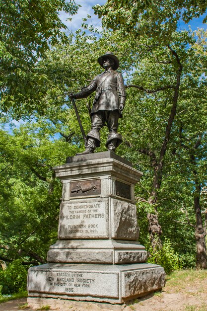 Monumento ai pellegrini a Central Park, New York