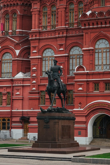 Monumento al maresciallo Zhukov a Mosca