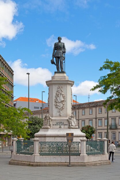 Monumento al re Dom Pedro V a Porto