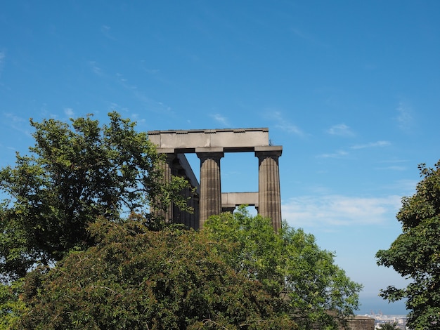 Monumento nazionale a Calton Hill a Edimburgo