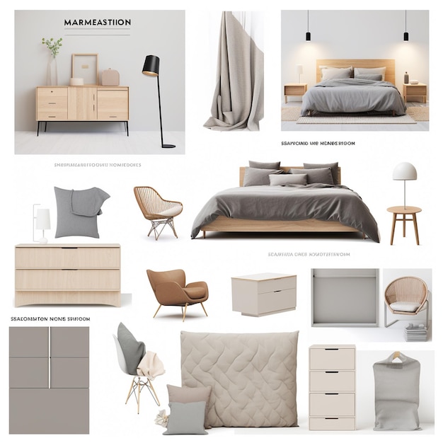 Mood board ispirazione per il design