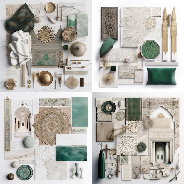 Mood board ispirazione per il design