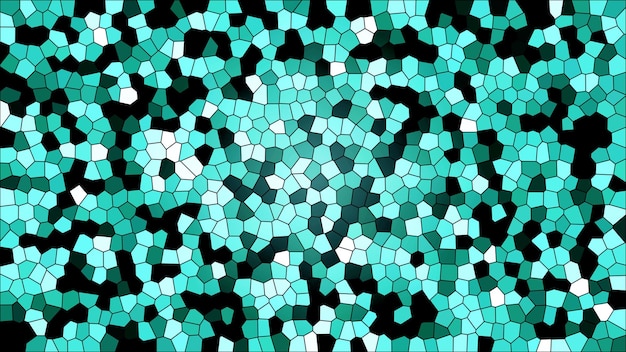 mosaico blu