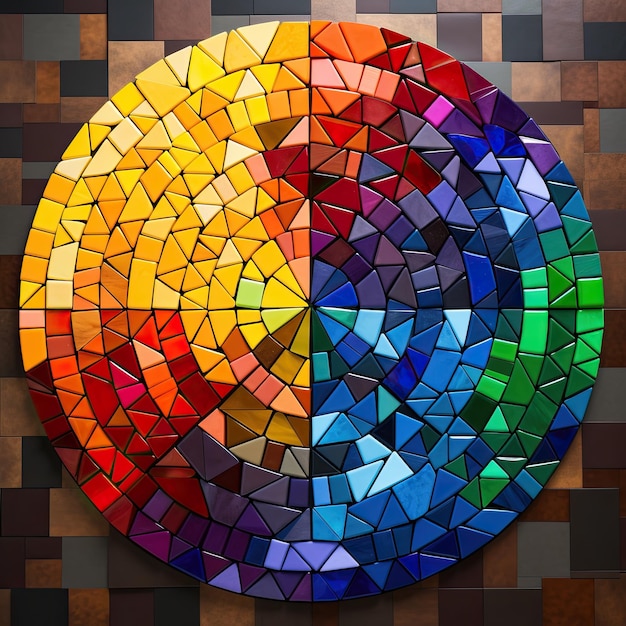 Mosaico di diversità in arcobaleno