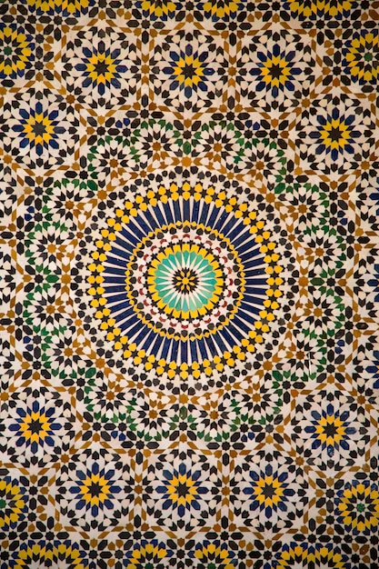 Mosaico in ceramica marocchina