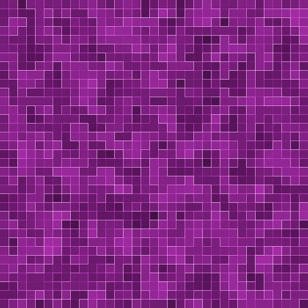 Mosaico quadrato viola brillante per matericità.