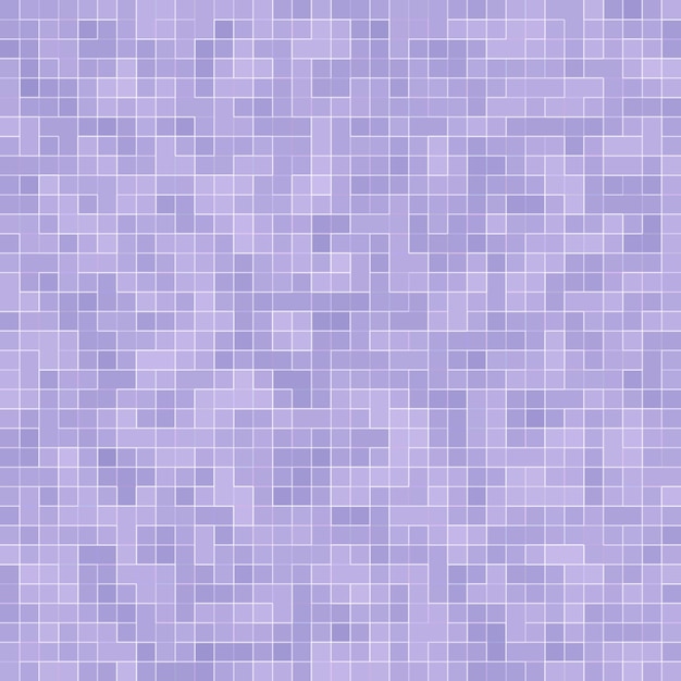 Mosaico quadrato viola brillante per sfondo strutturale.