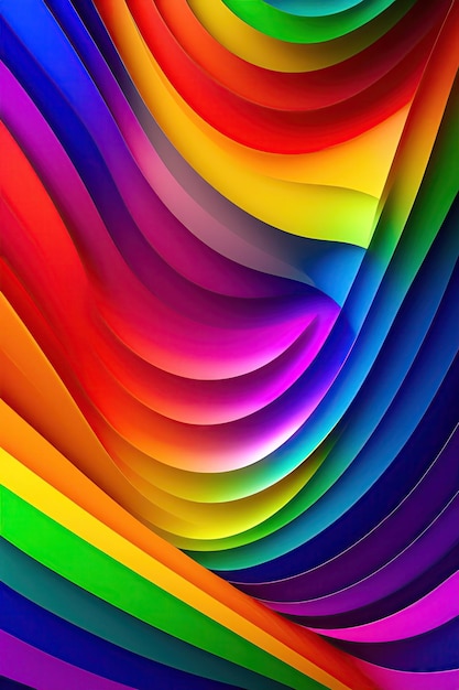 Mosaico vivido arcobaleno colorato di sfondo artistico in carta Design astratto in vetro brillante