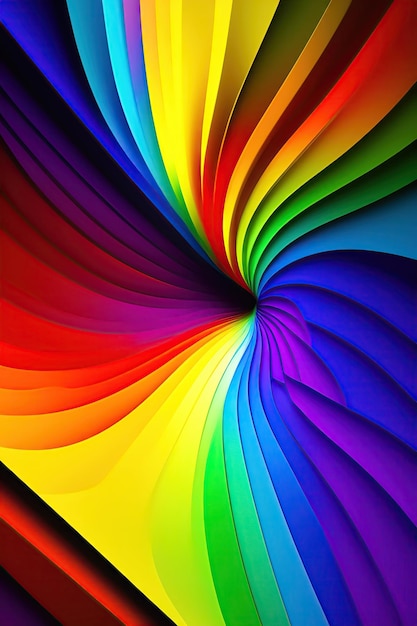Mosaico vivido arcobaleno colorato di sfondo artistico in carta Design astratto in vetro brillante
