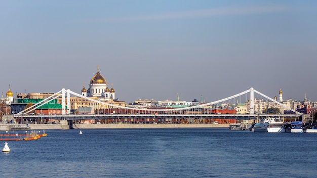 Mosca, Russia - 14 ottobre 2021: Ponte di Crimea a Mosca