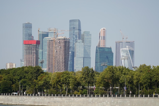 Mosca Russia Grattacieli del centro affari di Mosca Città di Mosca