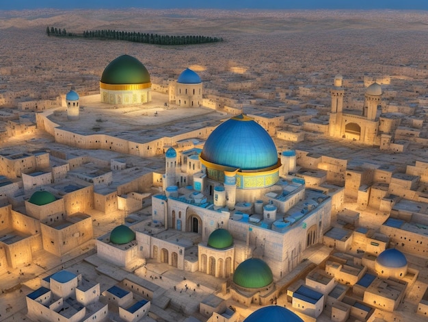 Moschea Al-AqsaDome della Roccia Gerusalemme Città vecchia Palestina