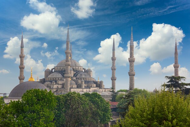 Moschea Blu di Sultanahmet ad Istanbul in Turchia