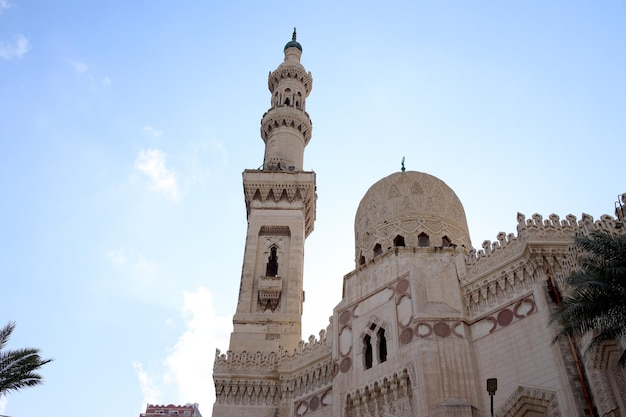 Moschea del bellissimo paesaggio, sfondo islamico Moschea