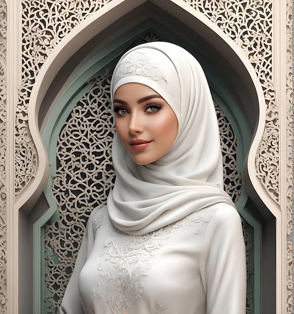 Moschea hijab musulmana delle donne