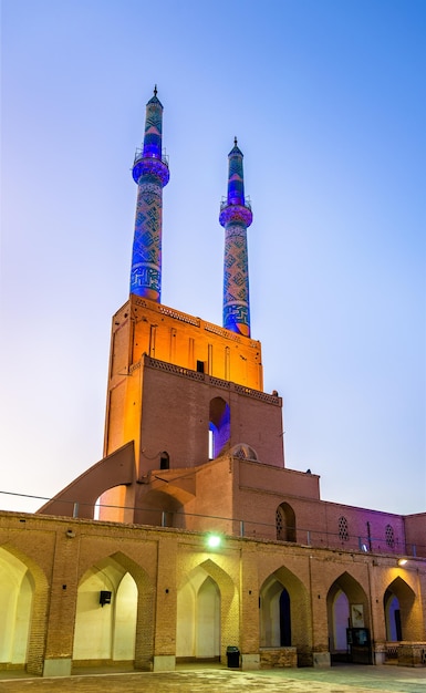 Moschea Jame di Yazd in Iran La moschea è coronata da un paio di minareti i più alti in Iran