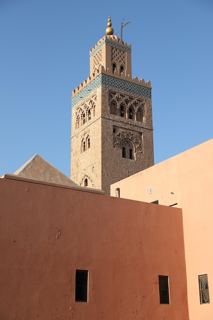 Moschea Kutubiyya a Marrakech in Marocco