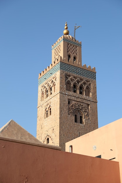 Moschea Kutubiyya a Marrakech in Marocco