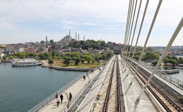 Moschea Suleymaniye nella città di Istanbul