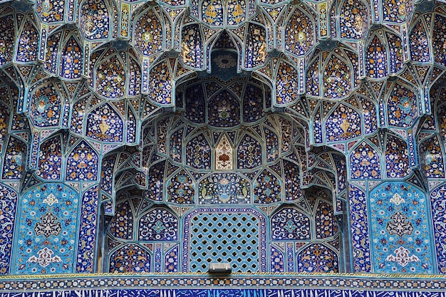 Moschea sulla piazza Naqsh-e Jahan a Isfahan, Iran