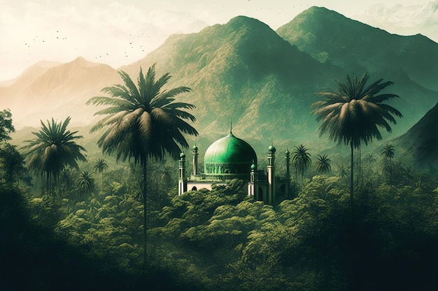 Moschea sulle colline