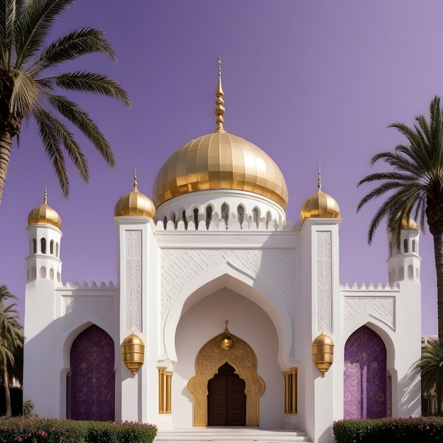 MOSQUE GOLDEN PURPLE (moschea viola dorata)