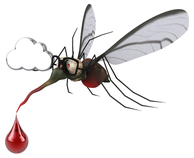 Mosquito - Illustrazione 3D