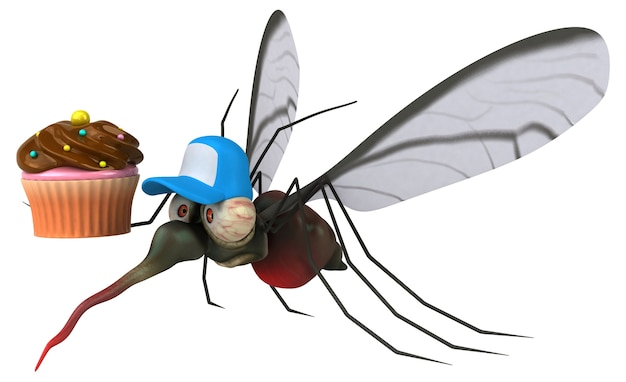 Mosquito - Illustrazione 3D