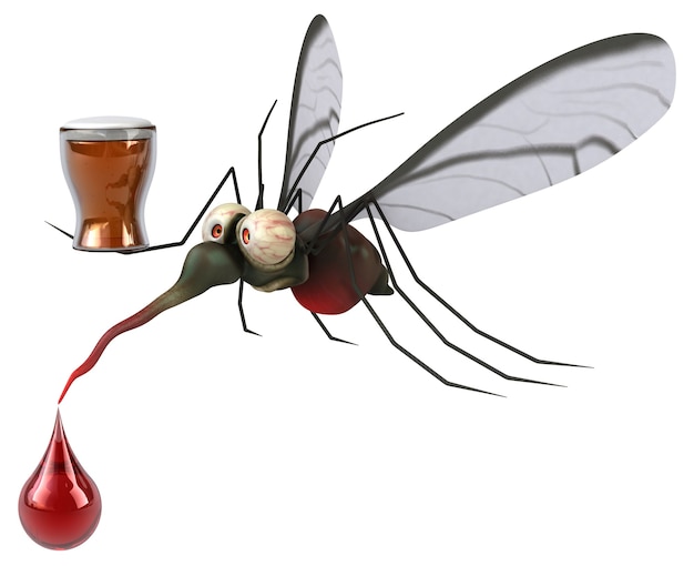 Mosquito - Illustrazione 3D