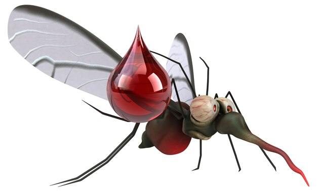 Mosquito - Illustrazione 3D