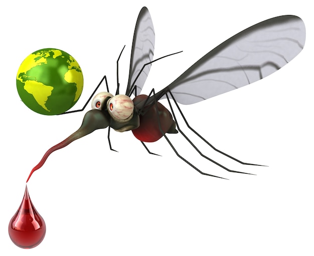 Mosquito - Illustrazione 3D